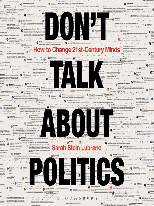 Don't Talk About Politics by Sarah Stein Lubrano